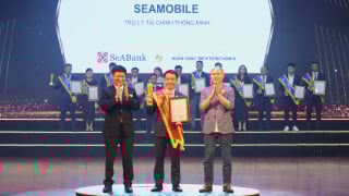 Ngân hàng số SeAMobile được xếp hạng 5 sao tại Giải thưởng Sao Khuê 2025