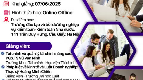 Thông báo lớp ôn thi chứng chỉ Kế toán viên năm 2025 