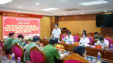 Triển khai kiểm toán công an 9 tỉnh, thành phố