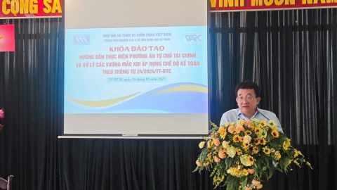 Thêm học viên được tập huấn xử lý vướng mắc về tự chủ tài chính và áp dụng chế độ kế toán của đơn vị sự nghiệp công lập