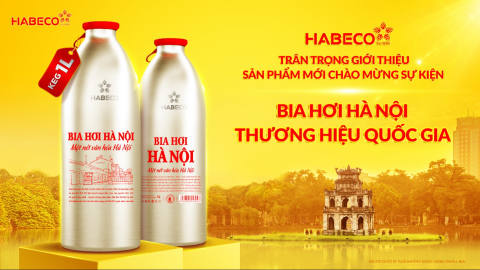 Bia Hơi Hà Nội ra mắt sản phẩm mới - KEG 1L