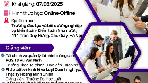 Thông báo lớp ôn thi chứng chỉ Kế toán viên năm 2025
