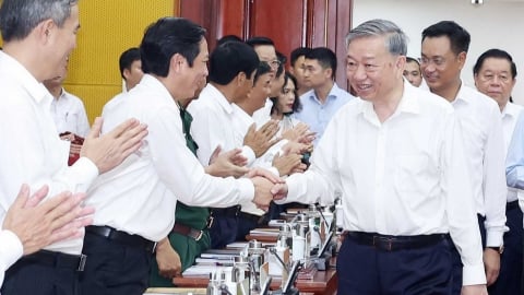 Tổng Bí thư Tô Lâm làm việc với Ban Thường vụ tỉnh Quảng Bình, Quảng Trị