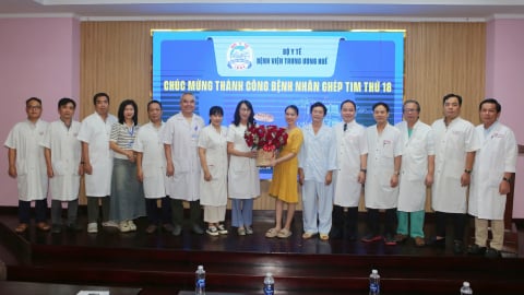 Bệnh viện TW Huế thực hiện thành công ca ghép tim thứ 18