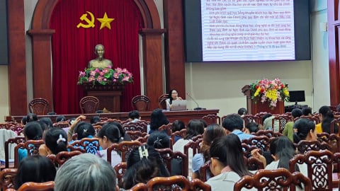Hàng trăm học viên TP.Mỹ Tho tham gia lớp Tập huấn thực hiện phương án tự chủ tài chính và xử lý các vướng mắc khi áp dụng chế độ kế toán của đơn vị sự nghiệp công lập