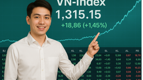 Thị trường hưng phấn, VN-Index hướng mốc 1.320 điểm