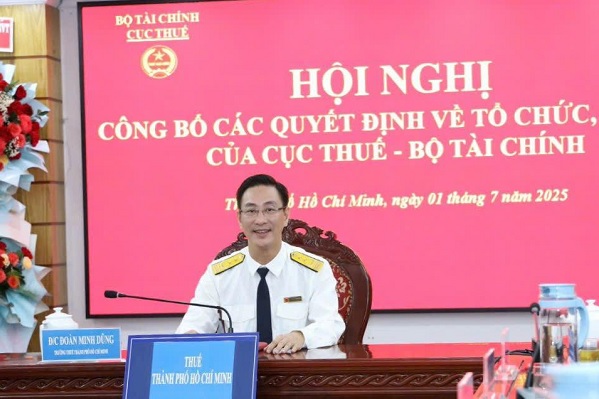 Ông Đoàn Minh Dũng giữ chức Trưởng Thuế TP.HCM
