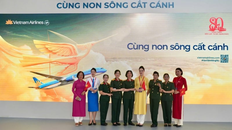 Dấu ấn Vietnam Airlines tại Triển lãm Thành tựu đất nước  “80 năm hành trình Độc lập - Tự do - Hạnh phúc”