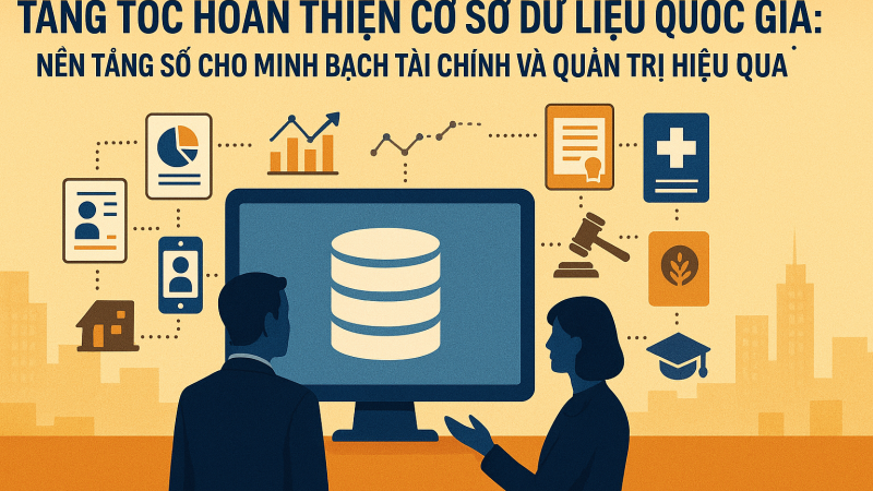 Kế hoạch thúc đẩy lập dữ liệu chuyển đổi số toàn diện