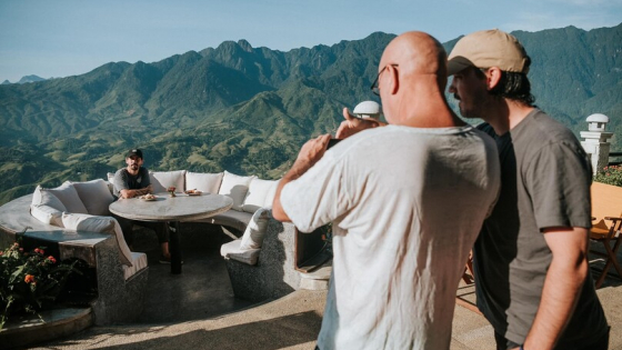Music band The Moffatts shoots video to promote Vietnam beauty