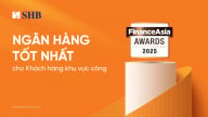 SHB là ngân hàng tốt nhất cho khách hàng khu vực công năm 2025 tại Việt Nam