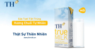 TH true MILK ra mắt sữa tươi tiệt trùng hương chuối tự nhiên 