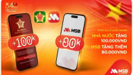 MSB tặng thêm 80.000 đồng cho người dân liên kết tài khoản nhận an sinh xã hội dịp 2/9