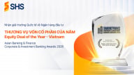 SHS vinh dự nhận giải Asian Banking & Finance Awards 2026