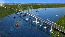 Large expressway project connecting the Mekong Delta with the Vietnam's Southeastern region under construction