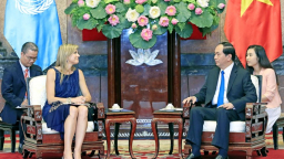 President welcomes Queen of the Netherlands