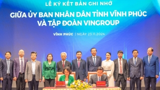 UBND tỉnh Vĩnh Phúc và Vingroup hợp tác toàn diện về chuyển đổi xanh