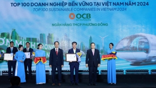 OCB lọt top doanh nghiệp bền vững năm 2024