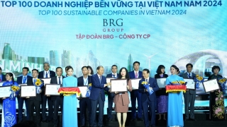 Tập đoàn BRG lần thứ tư nhận giải Doanh nghiệp bền vững