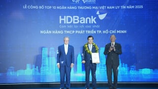 HDBank giữ vị trí thứ 3 top ngân hàng niêm yết uy tín và hiệu quả nhất Việt Nam