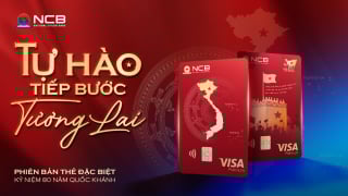NCB ra mắt thẻ visa Tự hào mừng kỷ niệm 80 năm Quốc khánh