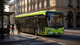 VinFast lần đầu ra mắt xe buýt điện tại châu Âu