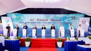 KN Van Ninh solar power plant inagurated in Khanh Hoa