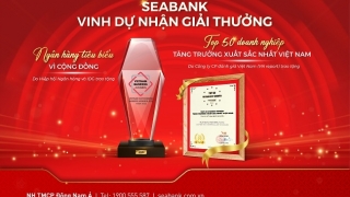 SeABank nhận nhiều giải thưởng lớn