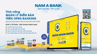 Nam A Bank tiên phong triển khai tính năng quản lý điểm bán