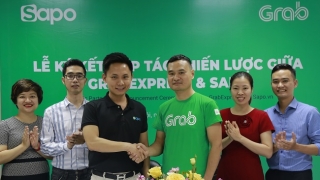 Sapo bắt tay tích hợp dịch vụ giao hàng nhanh GrabExpress