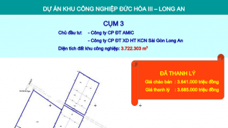 Sacombank đã thanh lý tài sản gần 10.000 tỷ ở Long An