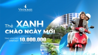 Vinhomes tặng cư dân 30.000 voucher xe máy điện VinFast