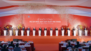 Vingroup khởi công nhà máy Pin VinES tại Hà Tĩnh