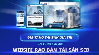 SCB ra mắt phiên bản mới của website rao bán tài sản