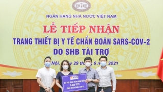 SHB tặng 100.000 bộ kit xét nghiệm nhanh Covid-19