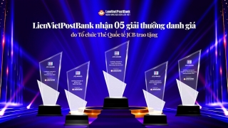 LienVietPostBank nhận 5 giải thưởng lớn từ Tổ chức Thẻ quốc tế