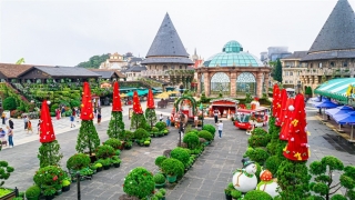 'Mùa Giáng sinh trên mây' hấp dẫn du khách đến Sun World Ba Na Hills