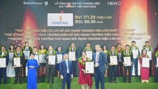 Vinpearl tăng trưởng sức mạnh thương hiệu cao nhất Việt Nam