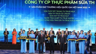 Sản phẩm của tập đoàn TH được vinh danh thương hiệu quốc gia