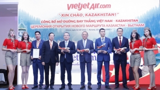 Cơ hội khám phá Việt Nam dành cho du khách Kazakhstan với  đường bay thẳng của Vietjet