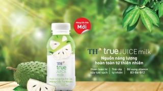 TH ra mắt sữa trái cây mãng cầu tự nhiên TH true JUICE milk