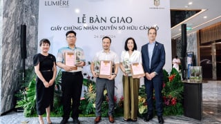 Masterise Homes bàn giao sổ hồng cho cư dân LUMIÈRE riverside