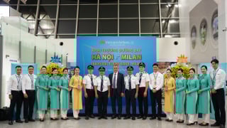 Vietnam Airlines chính thức bay thẳng Hà Nội – Milan