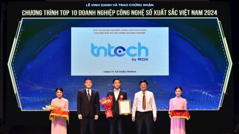 TNTech nhận giải Top 10 doanh nghiệp công nghệ số xuất sắc