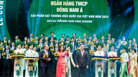 SeABank ba lần liên tiếp được vinh danh Thương hiệu quốc gia