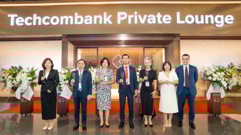 Ra mắt phòng chờ sân bay Techcombank Private Lounge