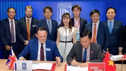 Vietjet đặt mua thêm 40 động cơ Trent 7000 từ Rolls-Royce