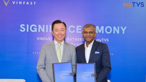 VinFast hợp tác với myTVS tạo mạng lưới hậu mãi toàn diện tại Ấn Độ
