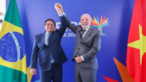 Thủ tướng lần đầu dự hội nghị BRICS mở rộng, làm sâu sắc quan hệ với Brazil