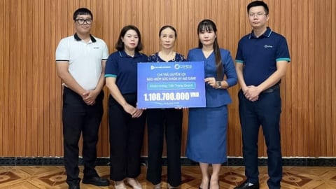 OPES và VBI chi trả hơn 1 tỷ đồng cho người thân khách hàng tham gia bảo hiểm VP Biz Care